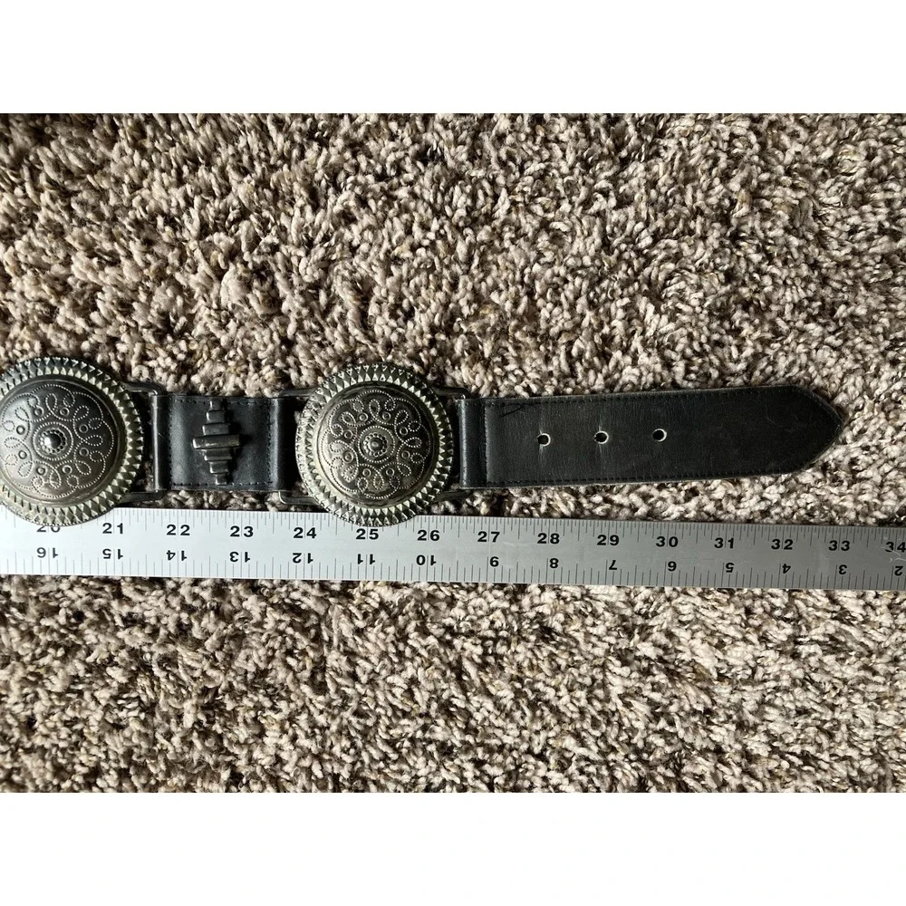 Avignon Western Concho Belt 415 Measures 30 Inches / Small Boho Cowgirl